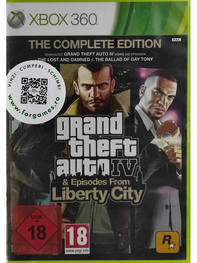 joc Xbox 360 / Xbox One Grand Theft Auto GTA IV The Complete